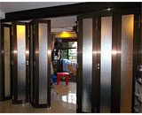 Frosted Glass Folding Doors at Ang Mo Kio Ave 10