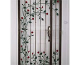 Wrought Iron Rose Gate at Cantonment Close
