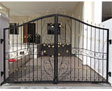 Wrought Iron Driveway Gate at Dix Road