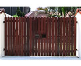 Chengal Wood Driveway Gate