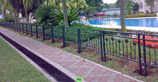 Wrought Iron Fence Railing