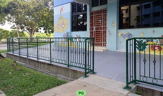 Wrought Iron Fence Railing