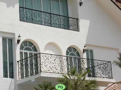 Wrought Iron Fence Railing