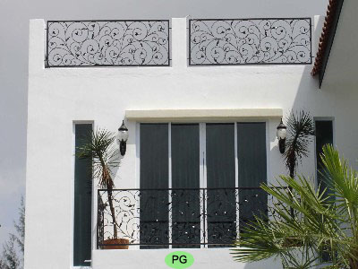 Wrought Iron Fence Railing
