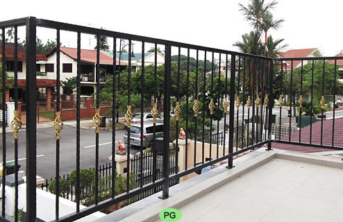 Wrought Iron Fence Railing
