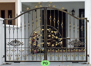 Wrought Iron Driveway Gate