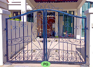Wrought Iron Driveway Gate