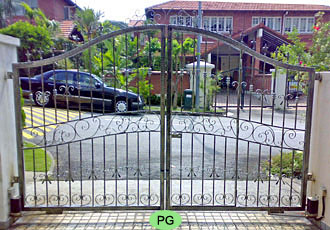 Wrought Iron Driveway Gate
