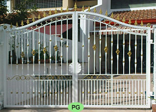 Wrought Iron Driveway Gate