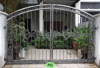 Wrought Iron Driveway Gate