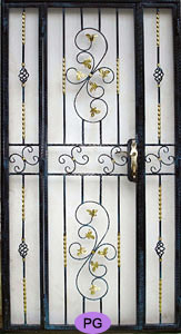 Wrought Iron Door Gate