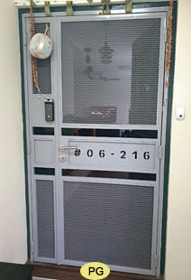 Iron Door Gate Mesh Design