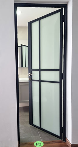 Lattice Glass Doors