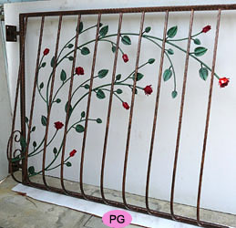 Balcony Pot Belly Window Grille