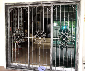 Wrought Iron Sliding Door Gate