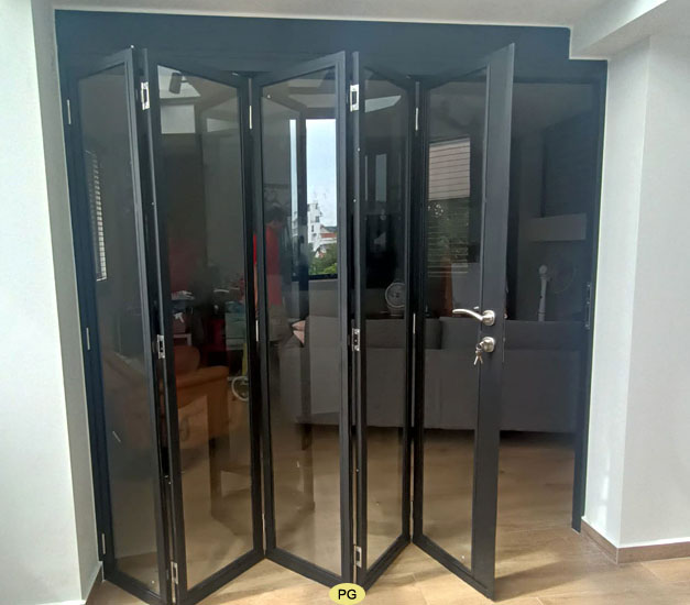 Slim Folding Glass Doors