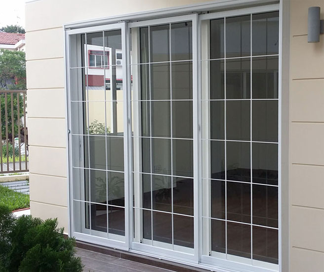 Mild Steel Slim Grille Door Gates