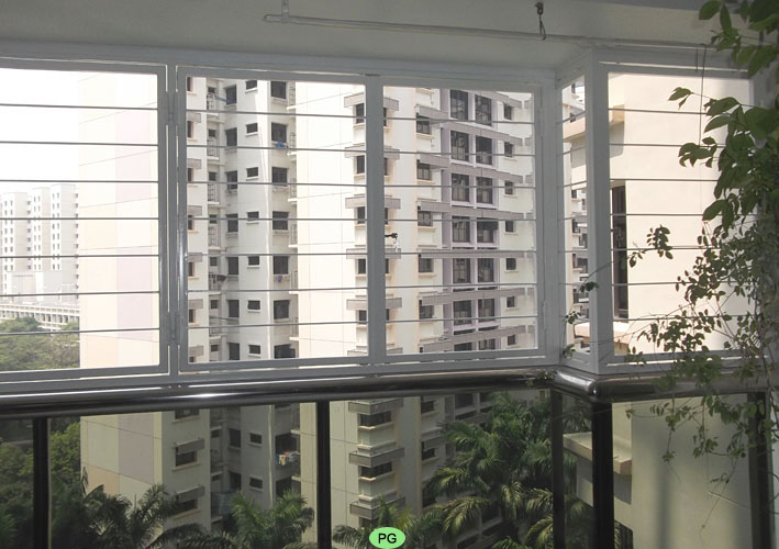 Mild Steel Slim Window Grilles