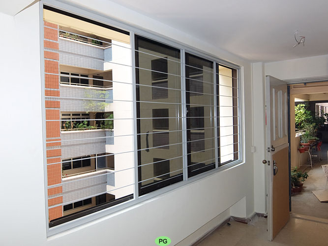 Mild Steel Slim Window Grilles