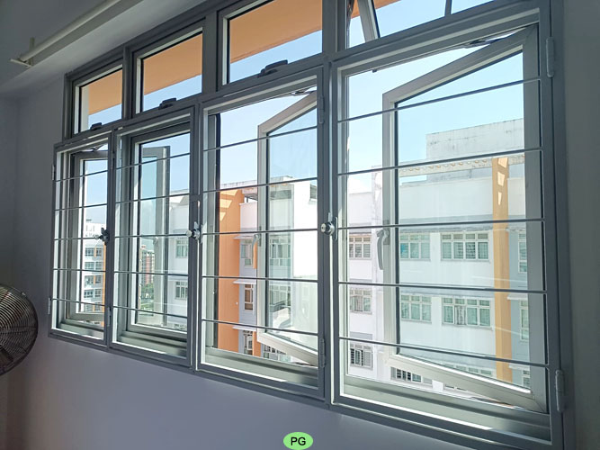 Mild Steel Slim Window Grilles