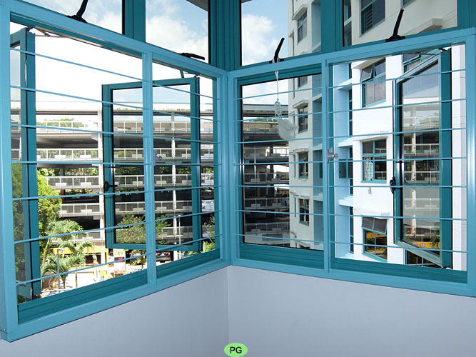 Mild Steel Slim Window Grilles
