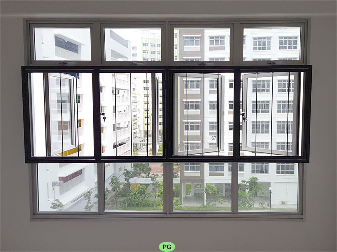 Mild Steel Slim Window Grilles