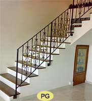 Wrought Iron Staircase Railing