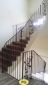 Wrought Iron Staircase Railing